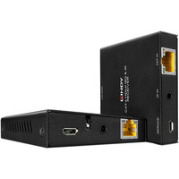 Lindy Extendeur HDMI et IR, Extension HDMI Noir