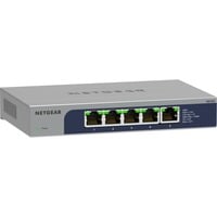 Netgear MS105-100EUS commutateur réseau Non-géré 2.5G Ethernet (100/1000/2500) Connexion Ethernet, supportant l'alimentation via ce port (PoE) 1U, Switch Gris, Non-géré, 2.5G Ethernet (100/1000/2500), Connexion Ethernet, supportant l'alimentation via ce port (PoE), Grille de montage, 1U