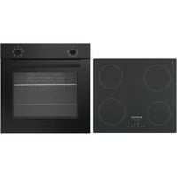 Respekta 15110000000726, Jeu de cuisinière Noir (Mat)