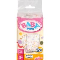 ZAPF Creation BABY born Nappies, 5 pack, Accessoires de poupée BABY born Nappies, 5 pack, Couches de poupée, 3 an(s)