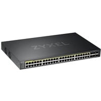 Zyxel GS2220-50HP-EU0101F commutateur réseau Géré L2 Gigabit Ethernet (10/100/1000) Connexion Ethernet, supportant l'alimentation via ce port (PoE) Noir, Switch Géré, L2, Gigabit Ethernet (10/100/1000), Connexion Ethernet, supportant l'alimentation via ce port (PoE), Grille de montage