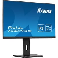 iiyama ProLite XUB2793HS-B7 écran plat de PC 68,6 cm (27") 1920 x 1080 pixels Full HD LED Noir Moniteur Noir (Mat), 68,6 cm (27"), 1920 x 1080 pixels, Full HD, LED, 1 ms, Noir
