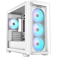 ASUS A23 PLUS TG ARGB WHITE Micro Tower Blanc boîtier mini tower Blanc | 2x USB-A | 1x USB-C | RGB | Verre Trempé