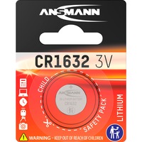 Ansmann 1516-0004 pile domestique Batterie à usage unique CR1632 Lithium Batterie à usage unique, CR1632, Lithium, 3 V, 1 pièce(s), 120 mAh