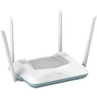 D-Link R32 routeur sans fil Gigabit Ethernet Bi-bande (2,4 GHz / 5 GHz) Blanc Wi-Fi 6 (802.11ax), Bi-bande (2,4 GHz / 5 GHz), Ethernet/LAN, Blanc, Routeur de bureau/poteau