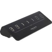 DeLOCK 64283, Hub USB Noir