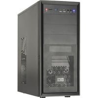 Inter-Tech  boîtier midi tower Noir | 2x USB-A | 2x USB-C