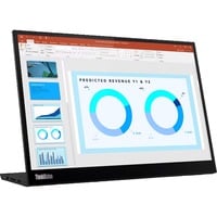 Lenovo ThinkVision M14d écran plat de PC 14" Moniteur  Noir, 35,6 cm (14"), 2240 x 1400 pixels, 2.2K, LED, 8 ms, Noir