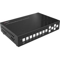 Lindy Commutateur KVM 5 ports Multivue sans interruption, Switch KVM Noir