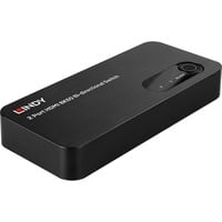 Lindy Switch HDMI 8K60 bidirectionnel, 2 ports Noir, 2 ports, HDMI, ABS, Noir, 120 Hz, 3840 x 2160, 7680 x 4320, 48 Gbit/s