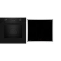 Neff BX46PIB0 set d'appareils de cuisine Plaque avec zone à induction Four électrique, Ensemble four Noir/en acier inoxydable, Plaque avec zone à induction, 4 zone(s), Verre-céramique, Noir, Tactile, 58,3 cm