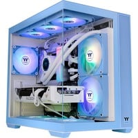 Thermaltake View 380 TG ARGB boîtier midi tower Bleu clair | 2x USB-A | 1x USB-C | RGB | Window