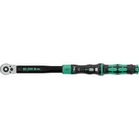 Wera Clé dynamométrique avec carré traversant Click-Torque Lock C 3 R/L Noir/Vert