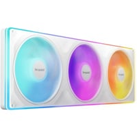 be quiet! Light Wings Pro IO 420mm Reverse ventilateurs de boîtier RGB  Blanc, 3 pièces, 420 x 140 x 28 mm