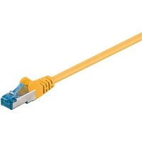 goobay Câble de raccordement RJ-45 Cat 6.a S/FTP (PIMF) Jaune