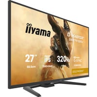 iiyama G-MASTER GB2791QSU-B1 27" Moniteur gaming Noir (Mat), 1x DisplayPort, 2x HDMI, 2x USB-C, 2x USB-A, 320 Hz, 68,6 cm (27"), 2560 x 1440 pixels, Wide Quad HD, Noir