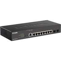 D-Link DGS-2000-10P, Switch Géré, L2/L3, Gigabit Ethernet (10/100/1000), Connexion Ethernet, supportant l'alimentation via ce port (PoE), Grille de montage, 1U