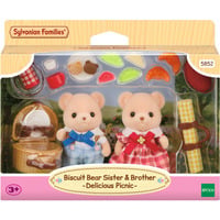 EPOCH Traumwiesen Le pique-nique gourmand des Ours Biscuit, Jouets de construction 3 an(s), Garçon/Fille, 65 mm, 60 g, Multicolore, Vente au détail