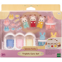 EPOCH Traumwiesen Les triplés Lapin Chocolat et accessoires puériculture, Jouets de construction 3 an(s), Multicolore, Polyvinyl chloride (PVC), Vente au détail
