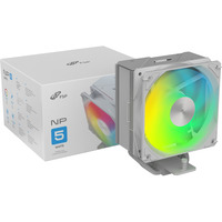 FSP NP5-WA Refroidisseur CPU RGB  Blanc, Refroidisseur d'air, 12 cm, 800 tr/min, 1600 tr/min, Blanc