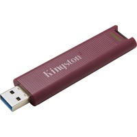 Kingston DataTraveler Max 256 Go, Clé USB Bordeaux, DTMAXA/256Go, USB-A 3.2 Gen 2 (10 Gbit/s)
