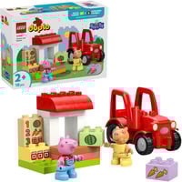 LEGO DUPLO Peppa Wutz Tracteur et Stand de Marché, Jouets de construction Vente au détail