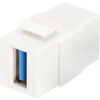 Digitus Module Keystone USB 3.2 Gen 1 USB-A > Prise USB-A, Module de Keystone Noir