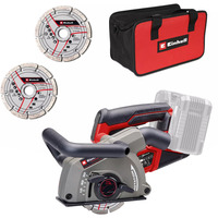 EINHELL Rainureuse murale professionnelle sans fil TP-MA 36/30 Li BL-Solo, 36 Volt (2x18V), Fraiseuse de rainure Rouge/Noir