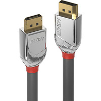Lindy Câble DisplayPort 1.4, Cromo Line Gris