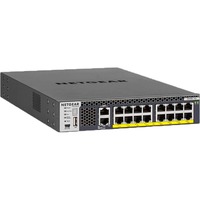 Netgear M4300-16X Géré L3 10G Ethernet (100/1000/10000) Connexion Ethernet, supportant l'alimentation via ce port (PoE) 1U Noir, Switch Géré, L3, 10G Ethernet (100/1000/10000), Connexion Ethernet, supportant l'alimentation via ce port (PoE), Grille de montage, 1U