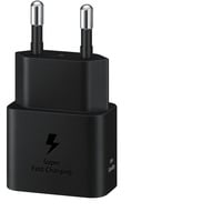 Samsung EP-T2510 Smartphone Noir Secteur, USB Charge rapide Intérieure Noir, 1x USB-C, Intérieure, Secteur, USB, 5 V, 1 m, Noir
