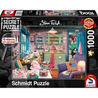 Schmidt Spiele Steve Read: Secret Puzzles - Le salon de grand-mère 