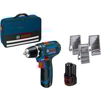 Bosch GSR 12V-15 Professional, 0615990G6L, Perceuse/visseuse Bleu/Noir
