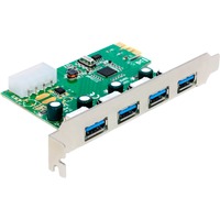 DeLOCK Carte PCIe x1 vers 4x USB Type-A externe 5 Gbit/s, Contrôleur USB 