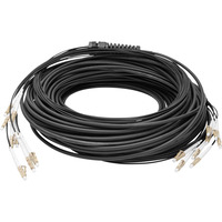 Digitus Câble de breakout universel en fibre optique, duplex, connecteur LC/UPC, multimode OM4 Noir