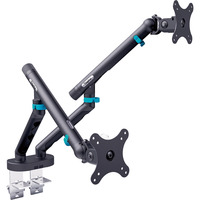 Digitus Support de moniteur design double, 2x 35", 2x 10 kg Noir