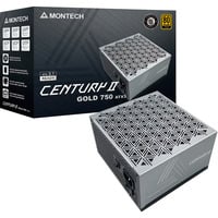Montech MONTECH CENTURY II 750 alimentation modulaire 750 watt Argent, 1x 12V-2x6, 4x PCIe