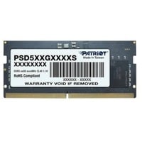 Patriot 32 Go DDR5-4800 (1x 32 Go) mémoire PC portable Noir, PSD532G48002S, SO-DIMM