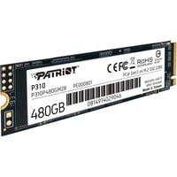 Patriot P310 M.2 480 Go PCI Express 3.0 NVMe SSD 480 Go, M.2, 1700 Mo/s