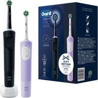 Procter & Gamble Oral-B Vitality Pro D103 Duo, Brosse a dents electrique Noir/lilas
