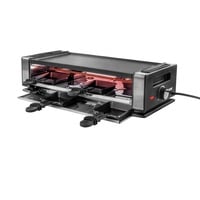 Unold 48730 raclette 8 personne(s) 1200 W Noir, Acier inoxydable Noir/en acier inoxydable, 8 personne(s), Plastique, Acier inoxydable, 1 zone(s), Noir, Acier inoxydable, Rectangulaire, Temperature