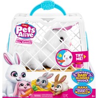 ZURU Pets Alive Mama Bunny Surprise, Peluche Pets Alive Mama Bunny Surprise, Peluche lapin, 3 an(s), Interactif, Sonore, AAA, Piles fournies