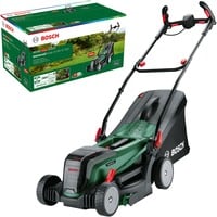 Bosch 37-550 Marcher derrière un tracteur tondeuse Batterie Noir, Vert, Tondeuse à gazon Vert/Noir, Marcher derrière un tracteur tondeuse, 550 m², 37 cm, 2,5 cm, 7 cm, Lames rotatives