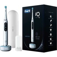 Braun iO Series 10 Adulte Brosse à dents rotative oscillante Blanc, Brosse a dents electrique Blanc, Adulte, Brosse à dents rotative oscillante, Soin quotidien, Nettoyage en profondeur, Soins des gencives, Sensible, Blanchiment, Blanc, 2 min, Blanc