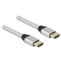 DeLOCK Ultra High Speed HDMI, Câble Argent, 3 mètres, 8K 60Hz, 48 Gbps