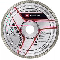 EINHELL Disque diamant turbo, Ø 180 x 25,4 x 2,6mm, Disque de coupe 
