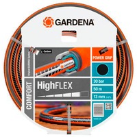 GARDENA Tuyau Comfort HighFLEX 13 mm (1/2") Gris/Orange, 50 m, Noir, Gris, Orange, Tuyau seulement, 30 bar, 1,3 cm, 1/2