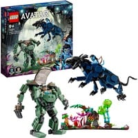 LEGO Avatar - Neytiri et le Thanator vs. Quaritch dans l’exosquelette AMP, Jouets de construction 75571