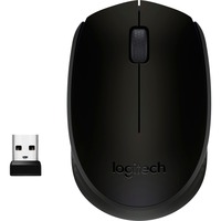 Logitech B170, Souris Noir, Sans fil