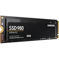 SAMSUNG 980, 500 Go SSD MZ-V8V500BW, M.2 (2280), PCIe Gen 3.0 x4, NVMe 1.4